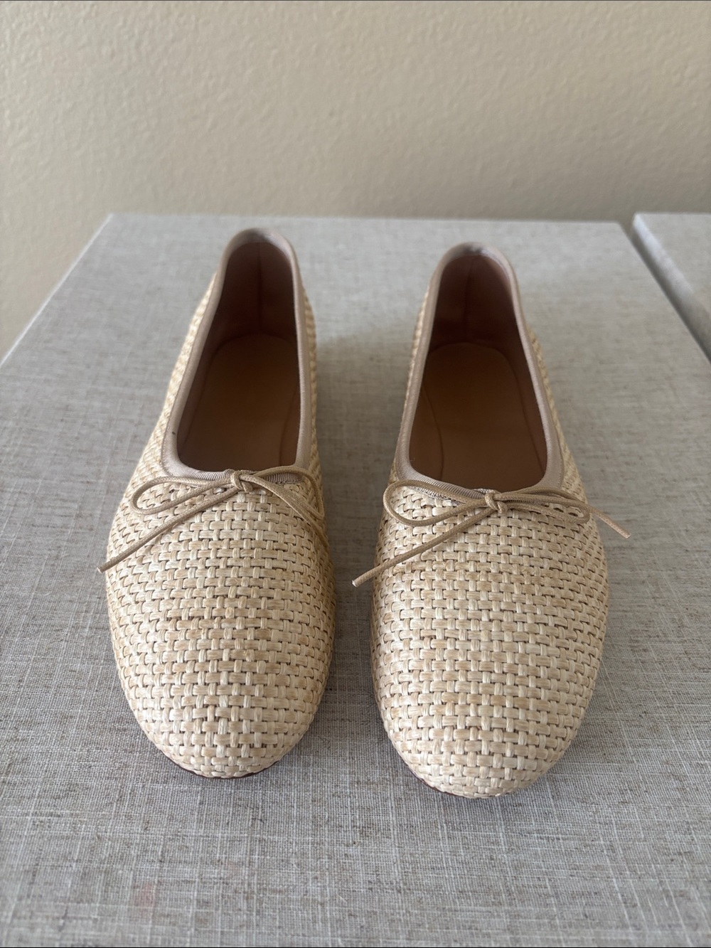 Brand new Mansur Gavriel Dream Ballerina in Raffia